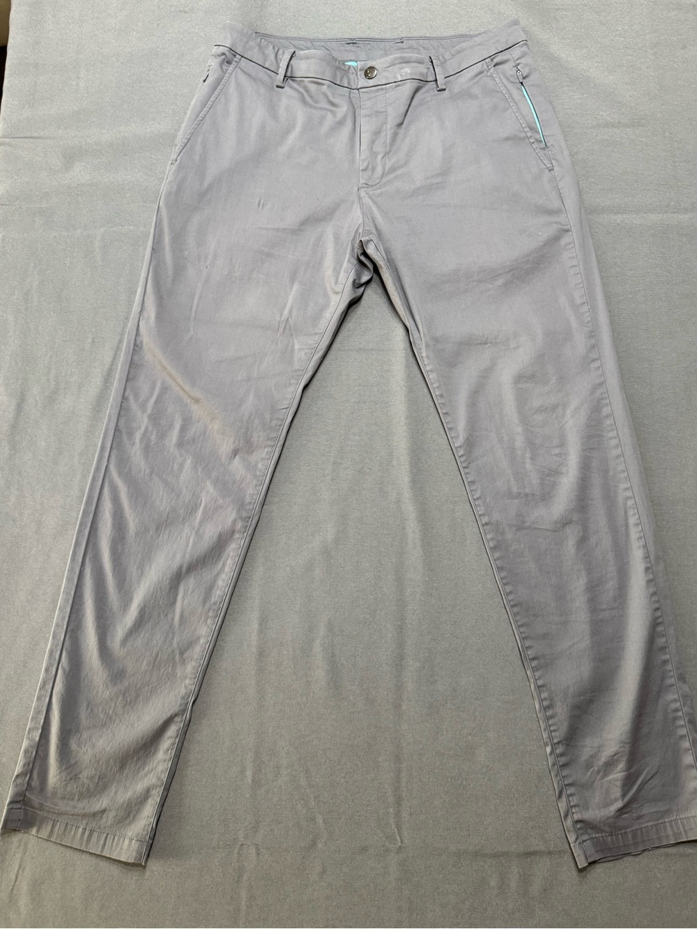 Bird Dogs Boomstick Men’s Gray Stretch Chino Pants Built-In Liner 34x32